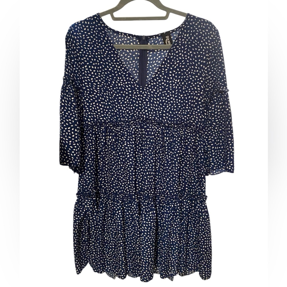 Msquared blue and white dress